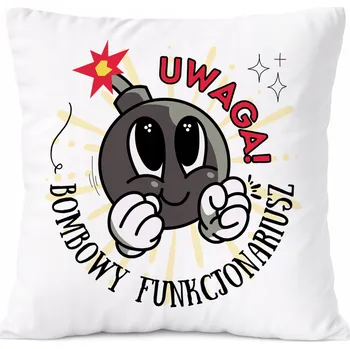 Polštář Dárek Polštář pro elektroradiology s potiskem , bílý