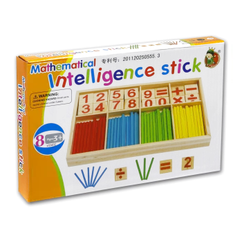 Dřevěná sada na počítání