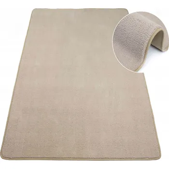 Koberec Koberec Béžový Jednobarevný Měkký Do Obývacího Pokoje Ložnice Genova 300x300