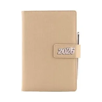Diář Diář BRILIANT týdenní B6 2026 - zlatá