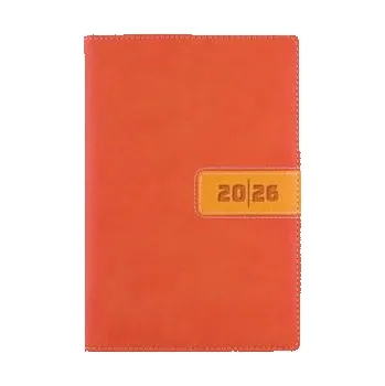 Diář Diář RIGA týdenní A5 2026 český - oranžová