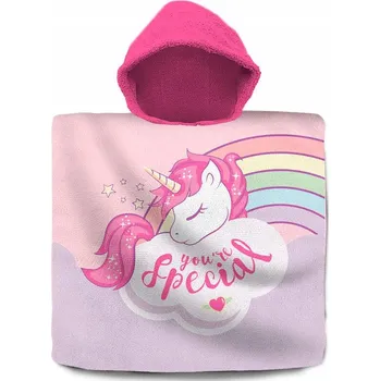 Unicorn Jednorožec pončo ručník koupací plážový 60x120