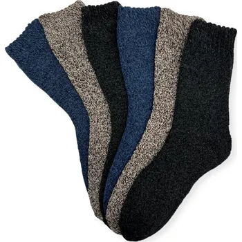 Pánské ponožky Vlněné termoponožky pánské ALPACA WZ02 - 3 páry - 40-43