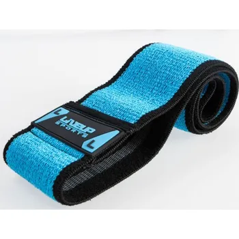 LIVEUP SPORTS LIVEUP HIP BAND posilovací odporový pás/guma, vel.L, 42cm - modročerný