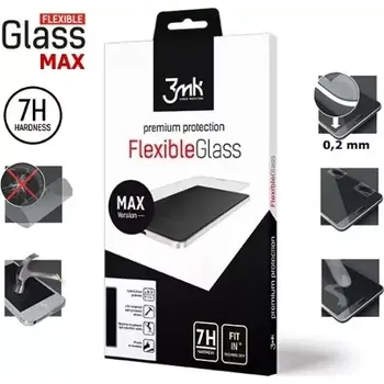 Autolékárnička 3mk FlexibleGlass Max Hybridní sklo pro Apple iPhone 7 & 8 černá