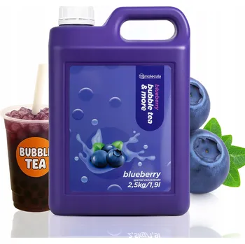Bubble tea Molecula - SIRUP na BUBBLE TEA - 2.5kg - KONCENTRÁT ŠŤÁVY - BORŮVKA