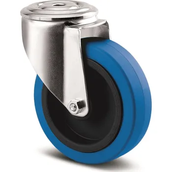 Pojezdové kolečko Tente Kolečko s modrým běhounem 125 mm, otočné 2093