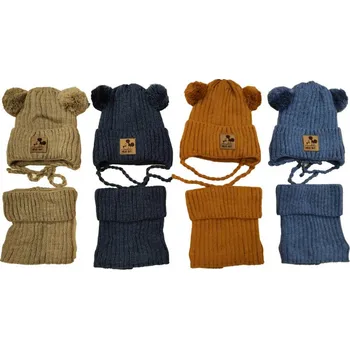 Čepice AJS Zimní čepice + nákrčník AJS 46-483 - 48-50 (3)