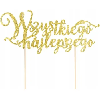 Obraz Zápich zlatý PartyPal pohádkový, bez laktózy, ekologický