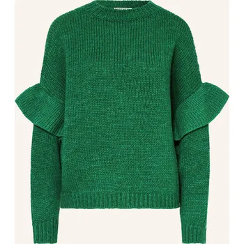 Dámský svetr Essentiel Antwerp Dámský Svetr S&nbsp;Volány, zelená, 38