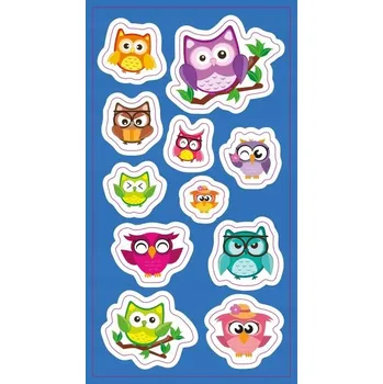 samolepka Samolepky klasické Sovy Ranok-Creative 11 ks pro výtvarné práce