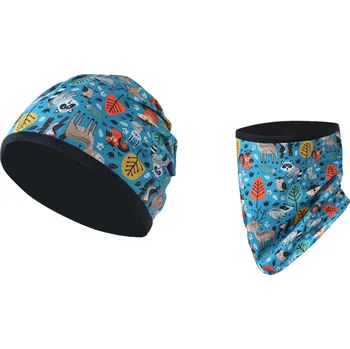 Čepice Chlapecká čepice a nákrčník zvířátka CF5622 Kugo