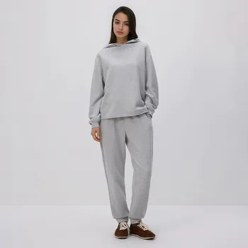 Dámské kalhoty Reserved - Teplákové kalhoty se stahováním - světle šedá - 643GA-09X - 643GA-09X-M