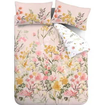 Povlečení Růžové povlečení na jednolůžko 135x200 cm Countryside Floral – Catherine Lansfield ID_1800951