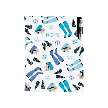 Zápisník Notes DESIGN B5 tečkovaný - Fotbal