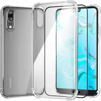 Pouzdro na mobilní telefon Bezbarvý Zadní Kryt Hello Case pro Huawei P20