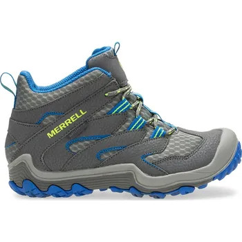 Chlapecké polobotky Merrell Chameleon 7 Mid WP Grey/ Blue 33, Vnitřní délka boty: 21,4 cm