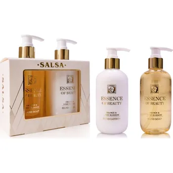 Kosmetická sada Essence of beauty sada péče o ruce pomeranč a limetka 500 ml