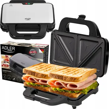 Toustovač Sendvičovač AD 325649590 černý 1300 W