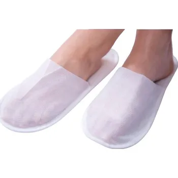 Pánské pantofle MH Star Pantofle z pěny a netkané textilie jednorázové - bílé - 1pár