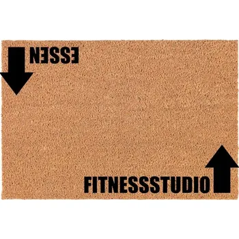 Rohožka Kokosová vstupní rohožka pod dveře | Zábavná fitness Dárek do domácnosti