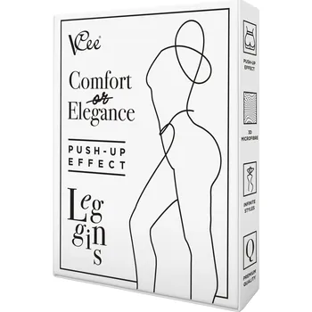 Dámské legíny VCee Push Up tvarující legíny S/M