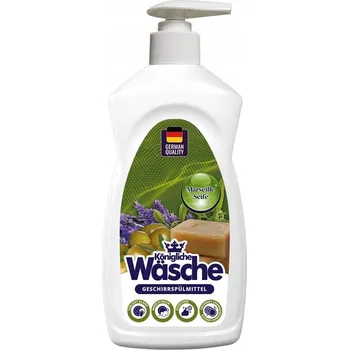 Mycí prostředek Königliche Wäsche - Prostředek na mytí nádobí Marseillské mýdlo & Olivový olej 1L