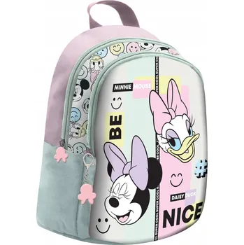 Školní batoh Vícekomorový Batoh pro předškoláky Minnie Mouse Beniamin pro dívky, růžový, vícebarevný