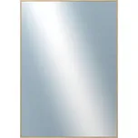 DANTIK - Zrcadlo v rámu 50x70 | Hliníkový profil 273 dýha dub