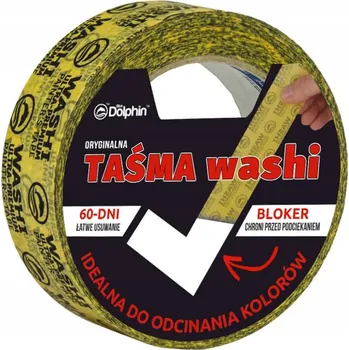 Lepicí páska Maskovací páska Washi 47 mm x 50 m Blue dolphin