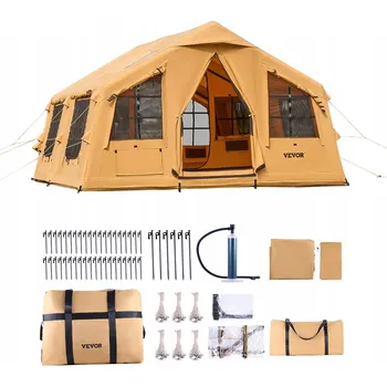 Stan Stan pro 8-12 osob, skládací, s pumpičkou, luxusní glamping s kamny