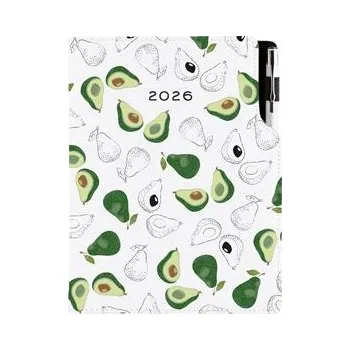 Diář Diář DESIGN týdenní B6 2026 - Avokádo