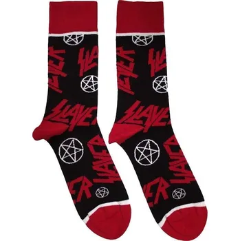 Pánské ponožky Slayer Ponožky Logos and Pentegrams Black 36-40