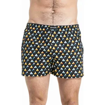 Trenýrky Pánské trenýrky Meatfly Agostino Double Pack černá/žlutá S