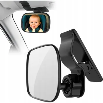 Zrcátko do auta pro sledování dítěte, BEZPEČNÉ ZRCADLO otočné o 360° WZ2