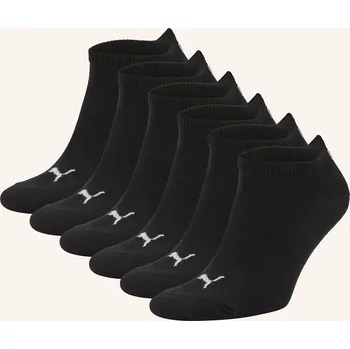 Dámské punčochy Puma Sneaker Ponožky, 6 Párů V Balení, černá