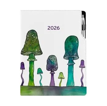 Diář Diář DESIGN týdenní A4 2026 - Houby