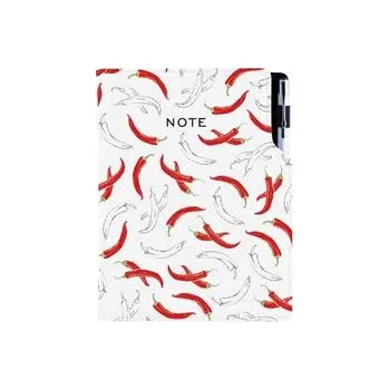 Zápisník Notes DESIGN B5 tečkovaný - Chilli