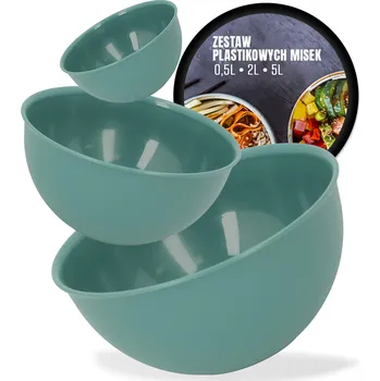 Sada servírovacích misek na jídlo, dezerty, kuchyňské, 3 ks