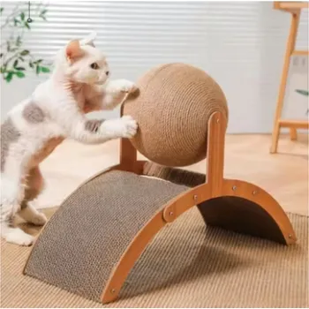 Škrabadlo pro kočky se sisalovou koulí - 2 velikosti Velikost: S