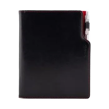 Zápisník Notes GEP A4 tečkovaný - černá/červený vnitřek
