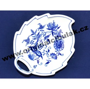 Jednorázové nádobí mísa cibulák list 15 cm originální český porcelán Dubí 2. jakost