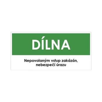 DÍLNA, zelená, plast 1 mm 190x90 mm