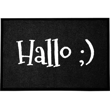 Rohožka Vstupní rohožka černá dekorativní Dárek do domu | Část 60x40cm