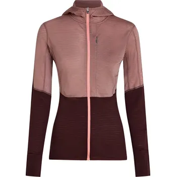 Dámská mikina Dámská mikina Icebreaker Merino 200 RealFleece Descender LS Zip H Sum/Java/Aci/Cb XS