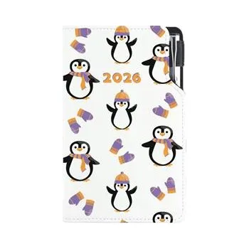 Diář Diář DESIGN týdenní kapesní 2026 český - Tučňák