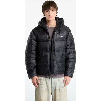 Pánská softshellová bunda Bunda OBEY Stratus Puffer Jacket Black XL