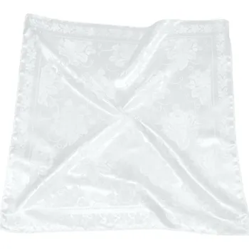 Šátek HEDVA ČESKÝ BROKÁT Šátek Ondrinek VSh 76x76 VINNÝ LIST bílá