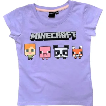 TRIČKO MINECRAFT (fialové) Velikost: 10