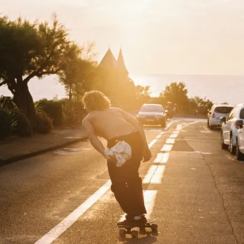 Skateboard Cruiser skateboard GLOBE Blazer Black The F Out